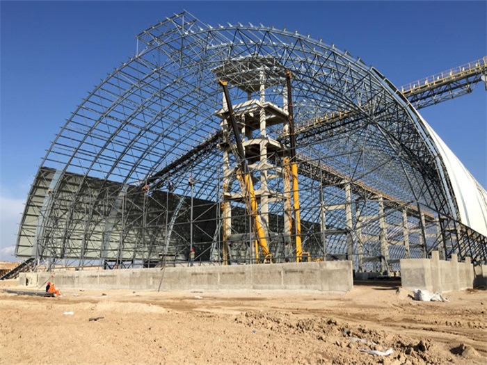 舟山山西煤機油桶翹工程網架